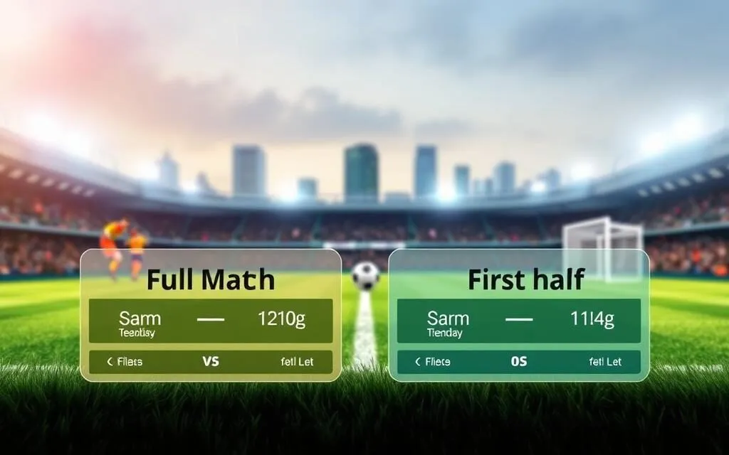 Kèo cả trận và kèo hiệp 1 Kèo cả trận và kèo hiệp 1