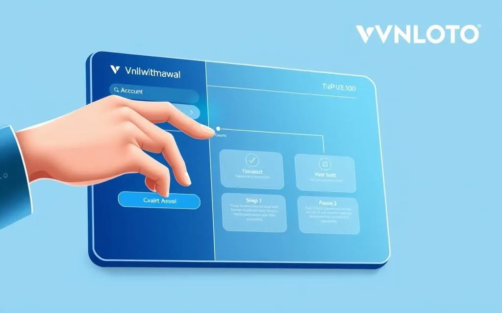 quy trình rút tiền vnloto